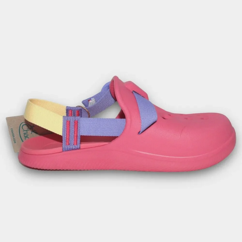 Chaco Chillos Clog Girls Size 6 Big Kids Pink Water Shoes Sandals JCH180362 NWOB
